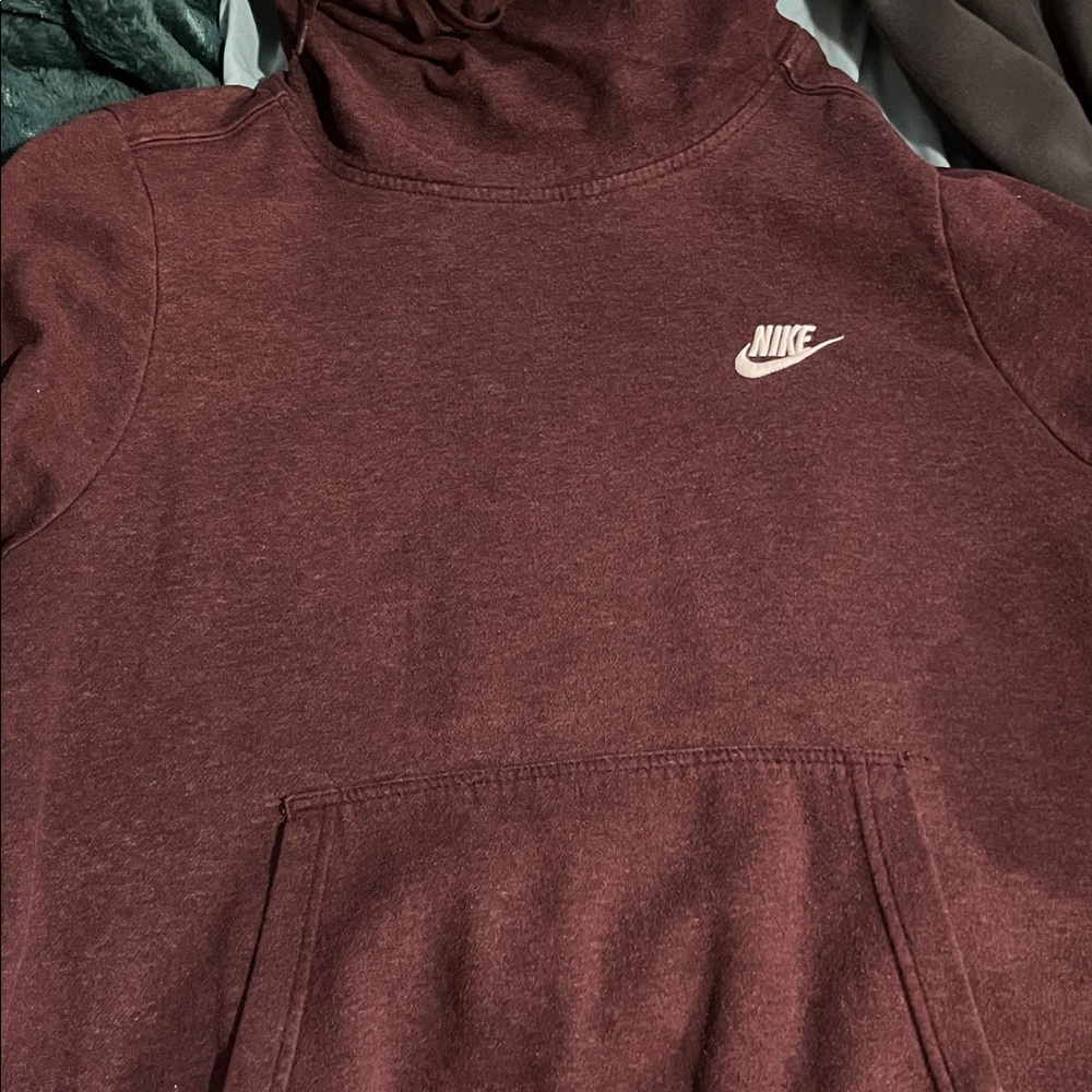 Nike Burgundy Pullover Hoodie
